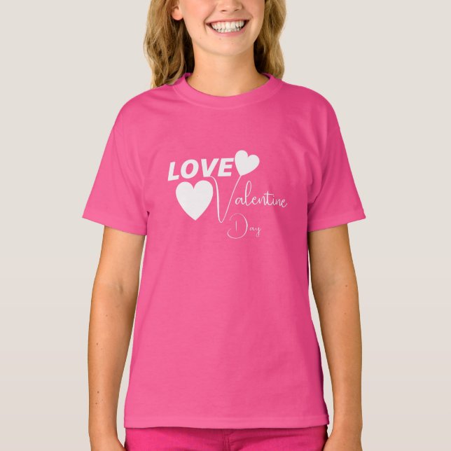 Camiseta Día de San Valentín de amor romántico (Anverso)
