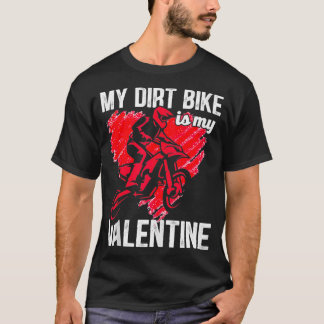 Camiseta Día de San Valentín de bicicleta sucia MX Carreras
