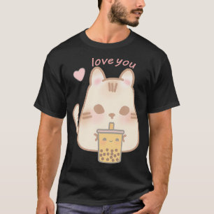Camiseta Día de San Valentín de Boba de Cat Cute