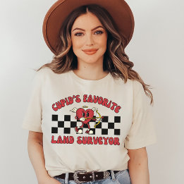 Camiseta Día de San Valentín de cartografía de San Valentín