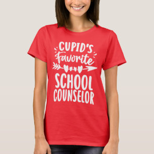 Camiseta Día de San Valentín de Consejero Escolar Favorito 