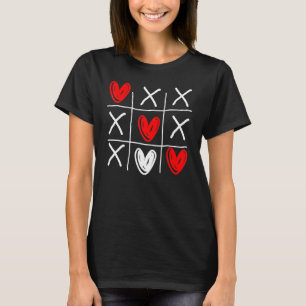 Camiseta Día de San Valentín De Corazones De Tac Tac Tic Cu