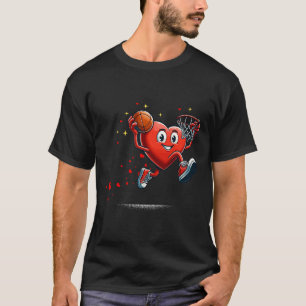Camiseta Día de San Valentín de Dunking Heart Niños de Balo