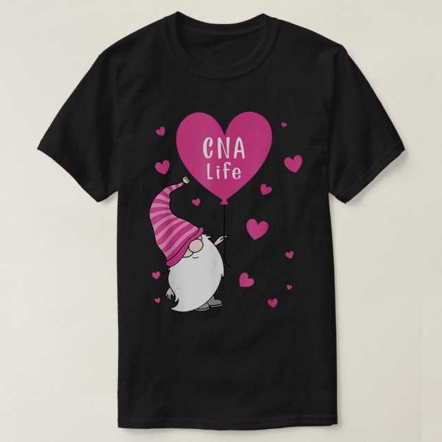 Camiseta Día de San Valentín de Enfermeras de CNA Life Vale (Diseño del anverso)