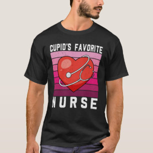 Camiseta Día de San Valentín de enfermería favorita de Cupi