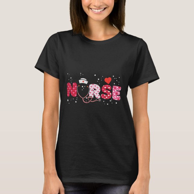 Camiseta Día de San Valentín de Enfermería Valentine Scrub  (Anverso)
