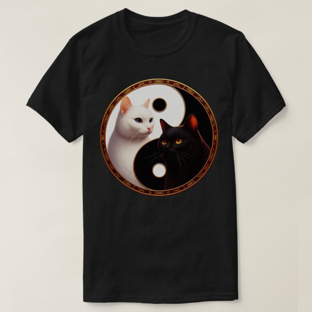 Camiseta Día de San Valentín de gatos TShirt 1 (Diseño del anverso)