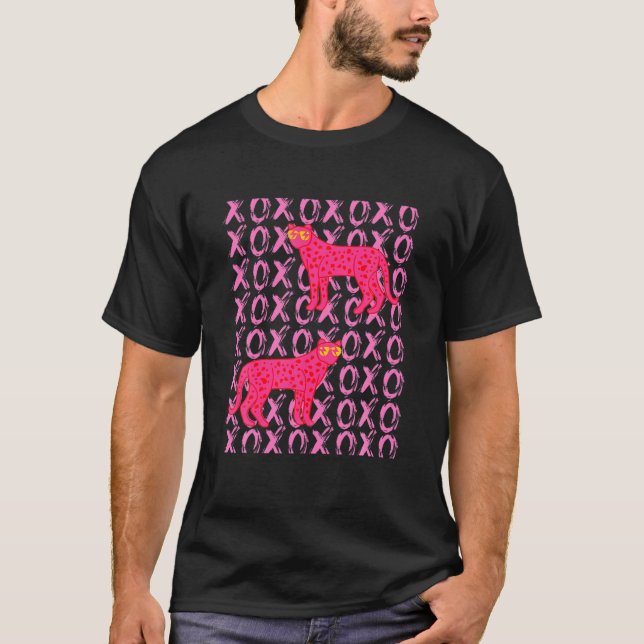 Camiseta Día de San Valentín de Impresión de XOXO (Anverso)