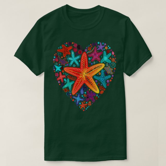 Camiseta Día de San Valentín de los Starfish (Diseño del anverso)