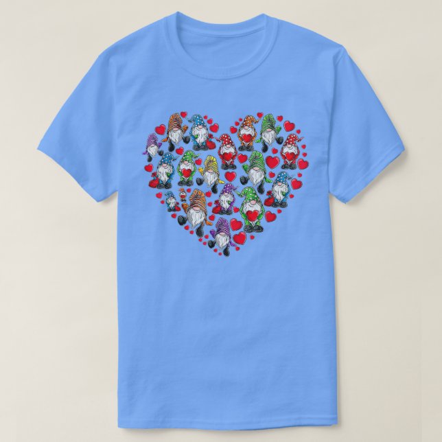 Camiseta Día de San Valentín de Navidades del corazón de Gn (Diseño del anverso)