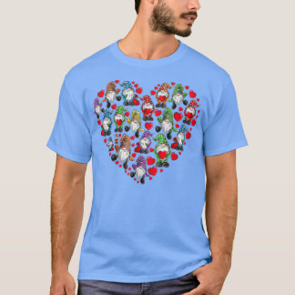 Camiseta Día de San Valentín de Navidades del corazón de Gn