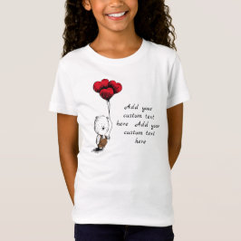 Camiseta Día de San Valentín de oso de peluche con encanto