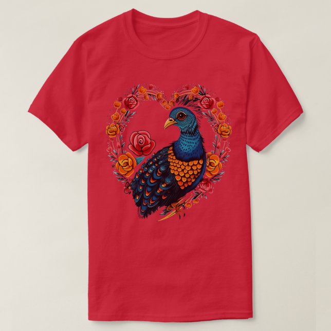 Camiseta Día de San Valentín de Pheasant (Diseño del anverso)