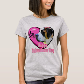 Camiseta Día de San Valentín de San Bernardo
