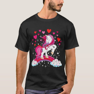 Camiseta Día de San Valentín de unicornio Shirt Toddler Chi