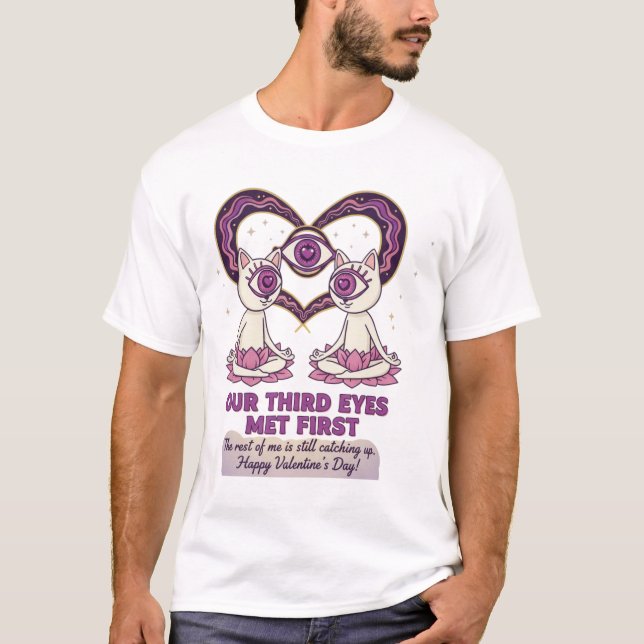 Camiseta Día de San Valentín del alma despertada (Anverso)