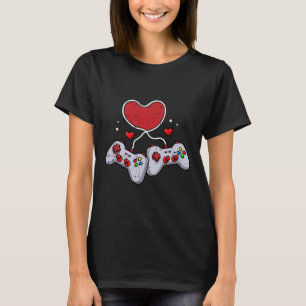 Camiseta Día de San Valentín del controlador de videojuegos