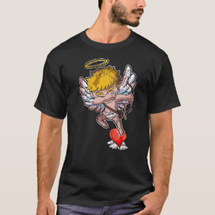 Camiseta Día de San Valentín del Corazón Cupido Chica de lo