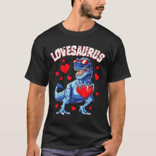 Camiseta Día de San Valentín Dinosaurio Lovesaurus T rex Ho