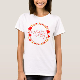 Camiseta Día de San Valentín Diseño de Círculo-25695