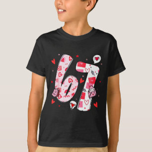 Camiseta Día de San Valentín Divertido Seis Siete 6 7 Meme