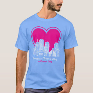Camiseta Día de San Valentín en familia en la ciudad de Bos