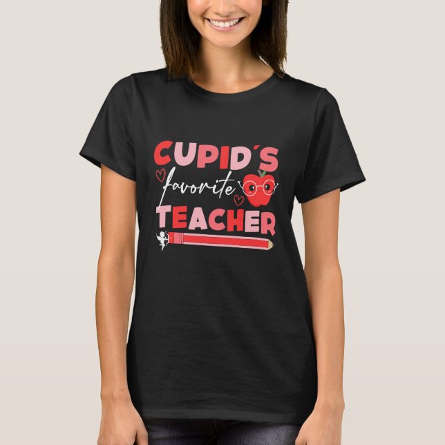 Camiseta Día de San Valentín favorito de Cupido (Anverso)
