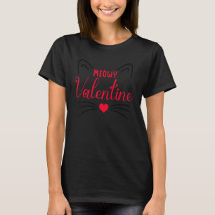 Camiseta Día de San Valentín Gatito Meowy Valentine Gato