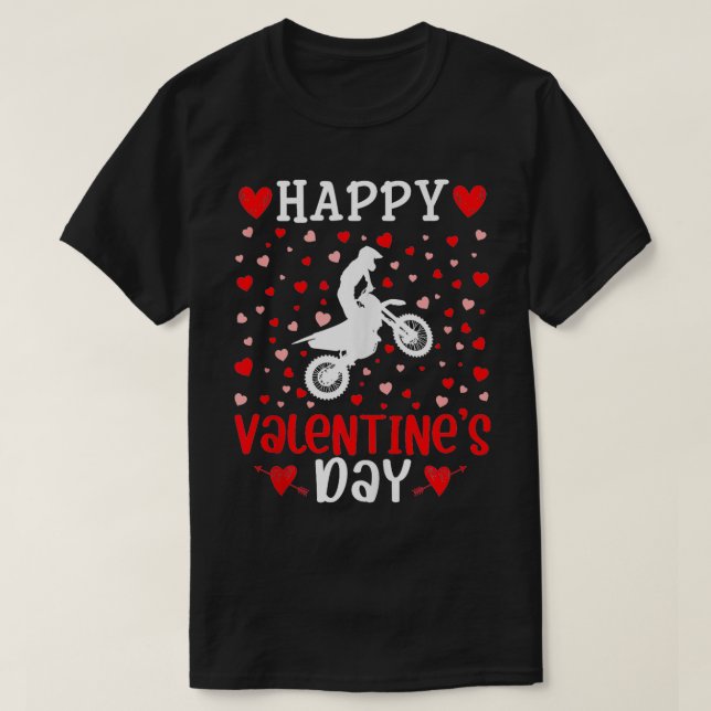 Camiseta Día de San Valentín Gráfica Corazón Corta Sucia Ci (Diseño del anverso)