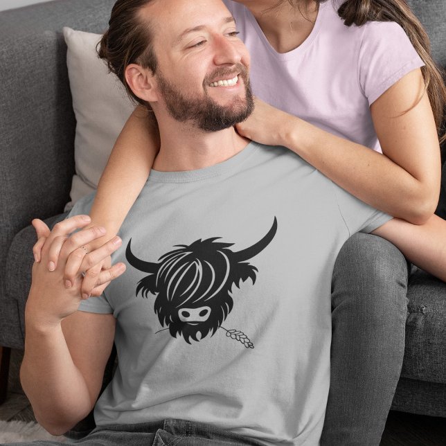 Camiseta Día de San Valentín gris de las parejas de vacas d (Subido por el creador)