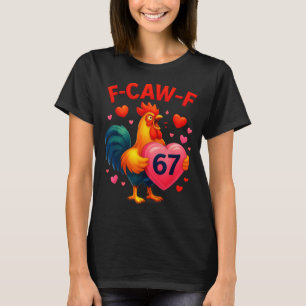 Camiseta Día de San Valentín humorístico meme del gallo f-c