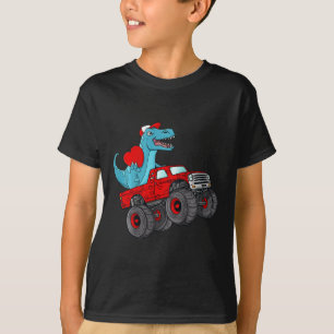 Camiseta Día de San Valentín infantil T Rex Monstruo Camión