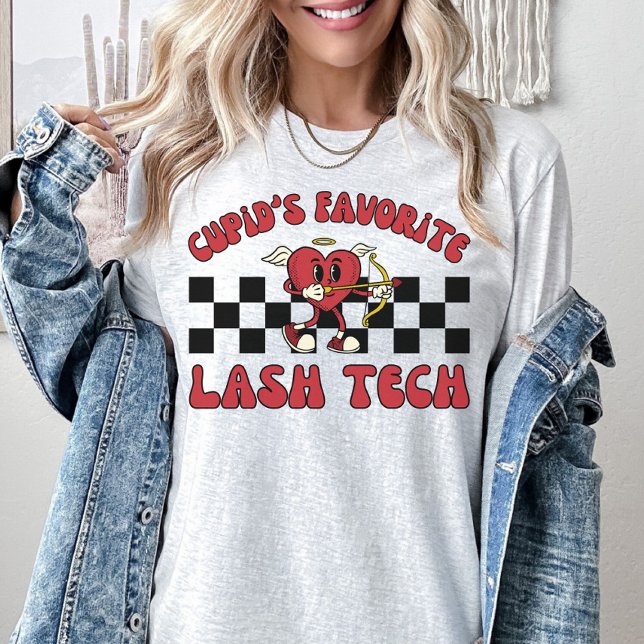 Camiseta Día de San Valentín Lash Technician Valentine Lash (Subido por el creador)