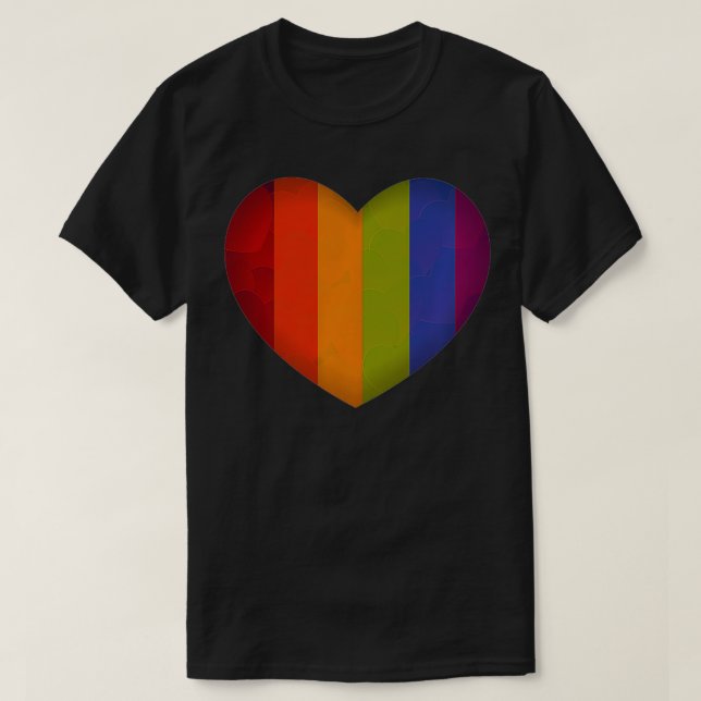 Camiseta DÍA DE SAN VALENTÍN LGBT: Concurso de Lesbianas Ga (Diseño del anverso)