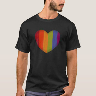 Camiseta DÍA DE SAN VALENTÍN LGBT Orgullo cardíaco Pareja l