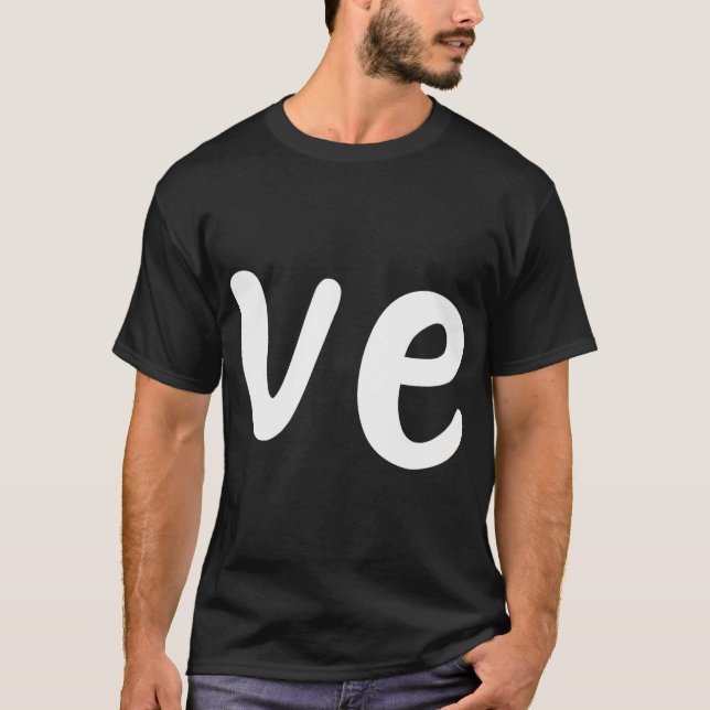 Camiseta Día de San Valentín lindo juego de pareja par rega (Anverso)