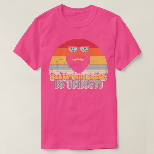 Camiseta Día de San Valentín Lo Siento, Esta Barba Es (Diseño del anverso)