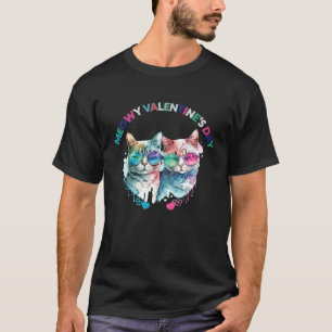 Camiseta Día de San Valentín Meowy para Gato 1