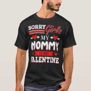 Camiseta Día de San Valentín Niño Los Niños Cute Mami Es Mi