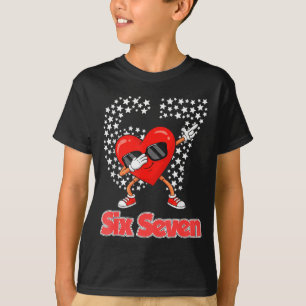 Camiseta Día de San Valentín niños niñas corazones haciendo