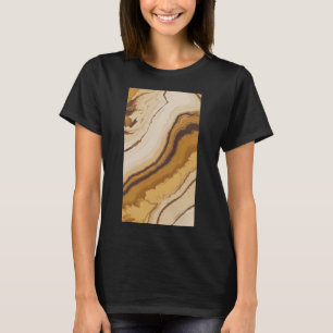 Camiseta Día de San Valentín Orgullo Naranja Marble Marble 
