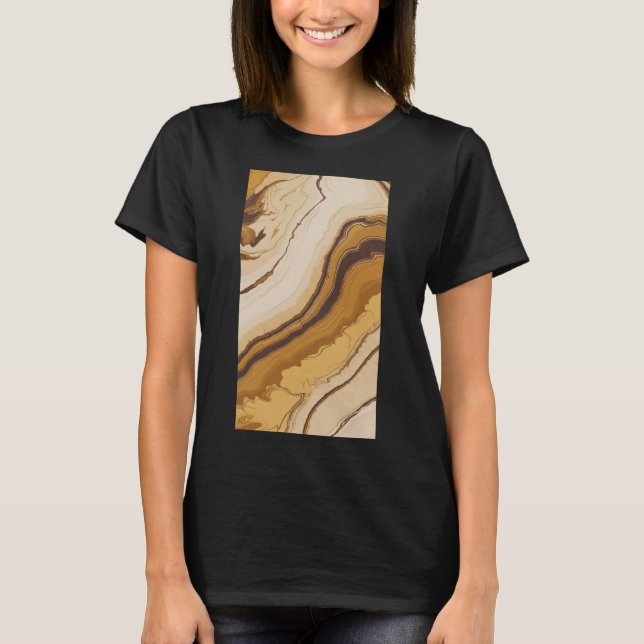Camiseta Día de San Valentín Orgullo Naranja Marble Marble  (Anverso)
