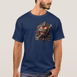 Camiseta Día de San Valentín Oscuro