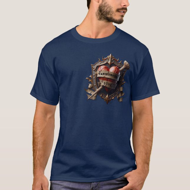 Camiseta Día de San Valentín Oscuro (Anverso)