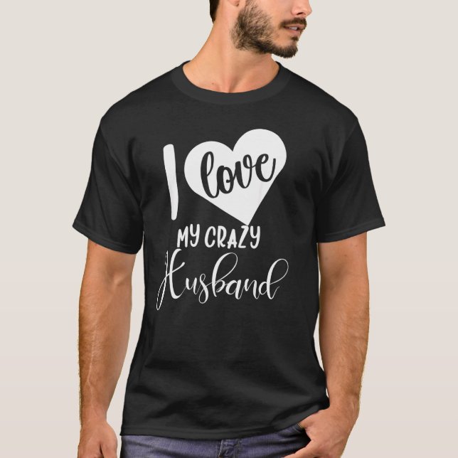 Camiseta Día De San Valentín Para La Esposa Me Encanta Mi L (Anverso)