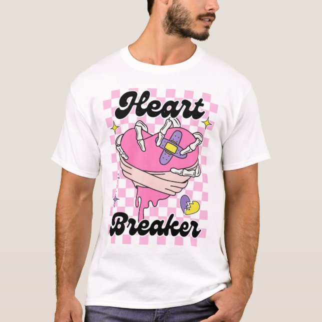 Camiseta Día de San Valentín para romper el corazón (Anverso)