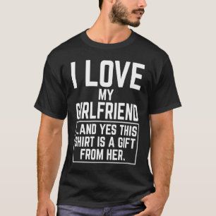 Camiseta Día de San Valentín para su novio Amo mi