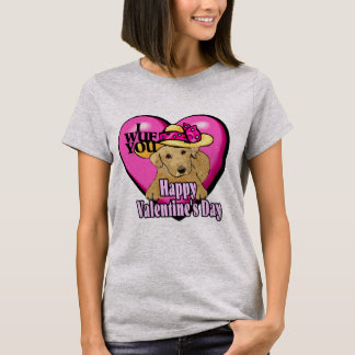 Camiseta Día de San Valentín Recuperadora de Labra