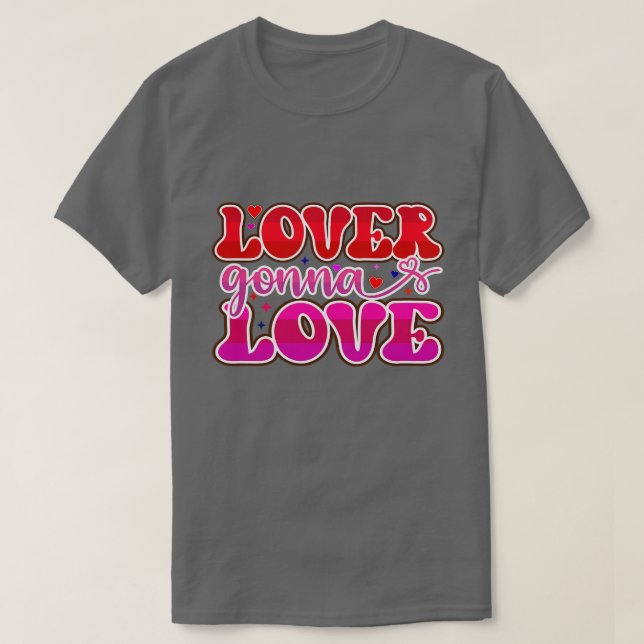 Camiseta Día de San Valentín retro 24 (Diseño del anverso)