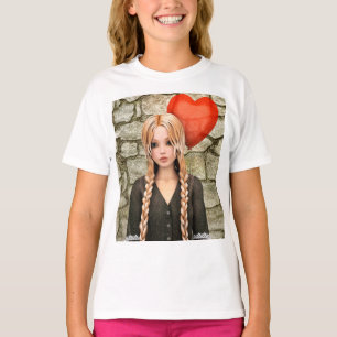 Camiseta Día de San Valentín Retro - Amor de Globo en Forma